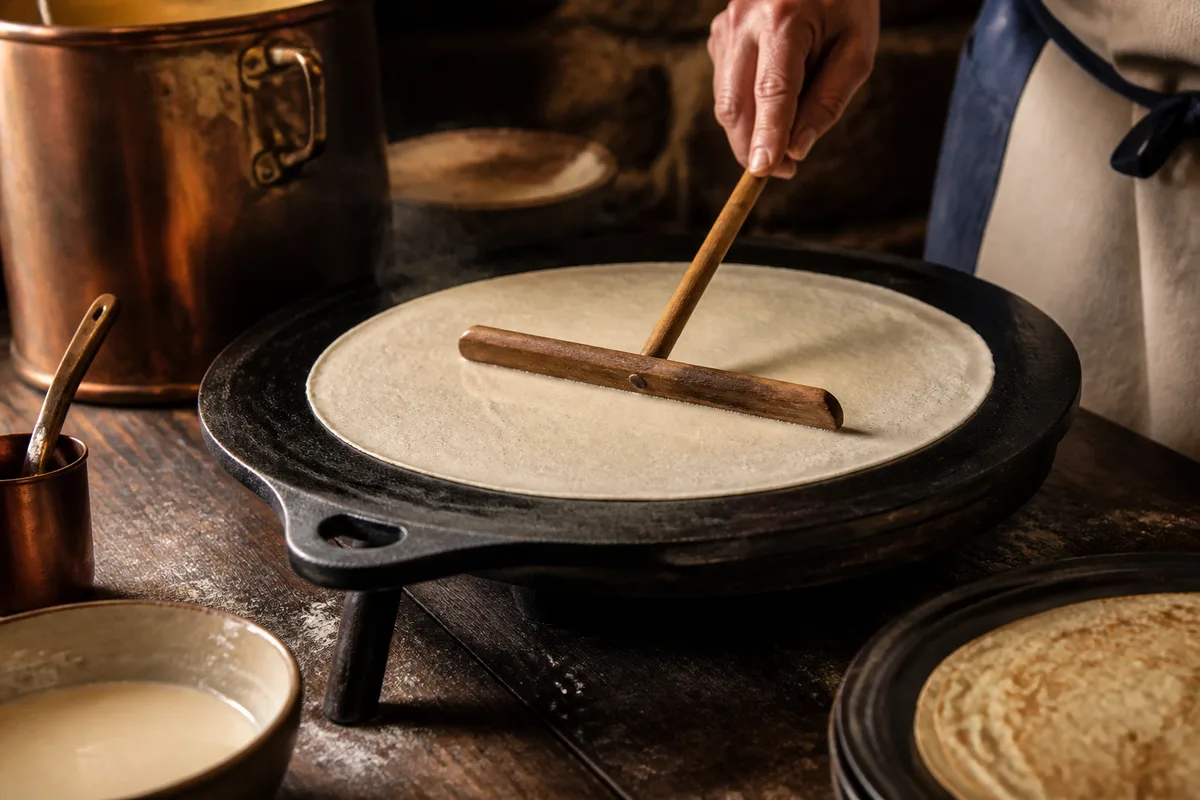 Cuire au bilig : la technique du crêpier