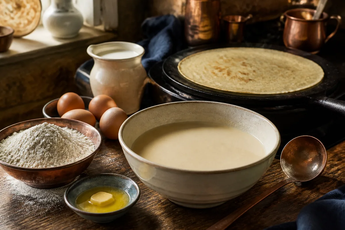 La pâte à crêpes : ratios et repos